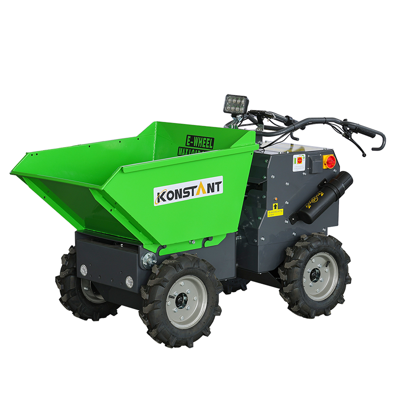 Córas hidreastatach agus an liathróid stiúrtha comhpháirteach roth lán -leictreach faoi thiomáint Mini Dumper Mini Dumper