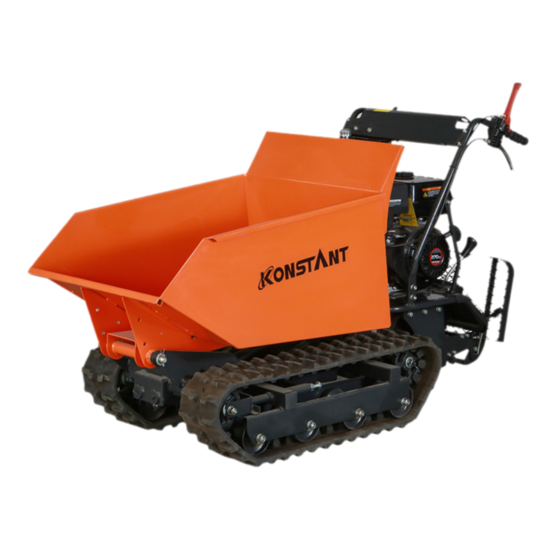 Mini Dumper Crawler Tógála - Córas Hiodrálach Cumhachta 9.0hp Saincheaptha 